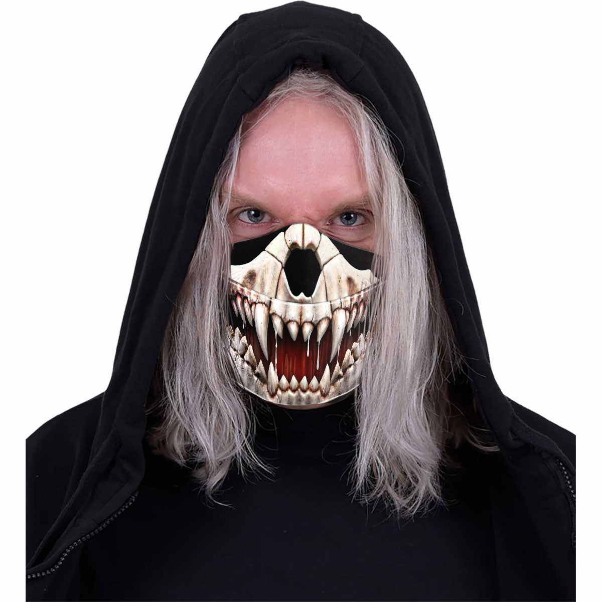 ROCK JAW - Máscara de Moda de Algodón Premium con Ajustador