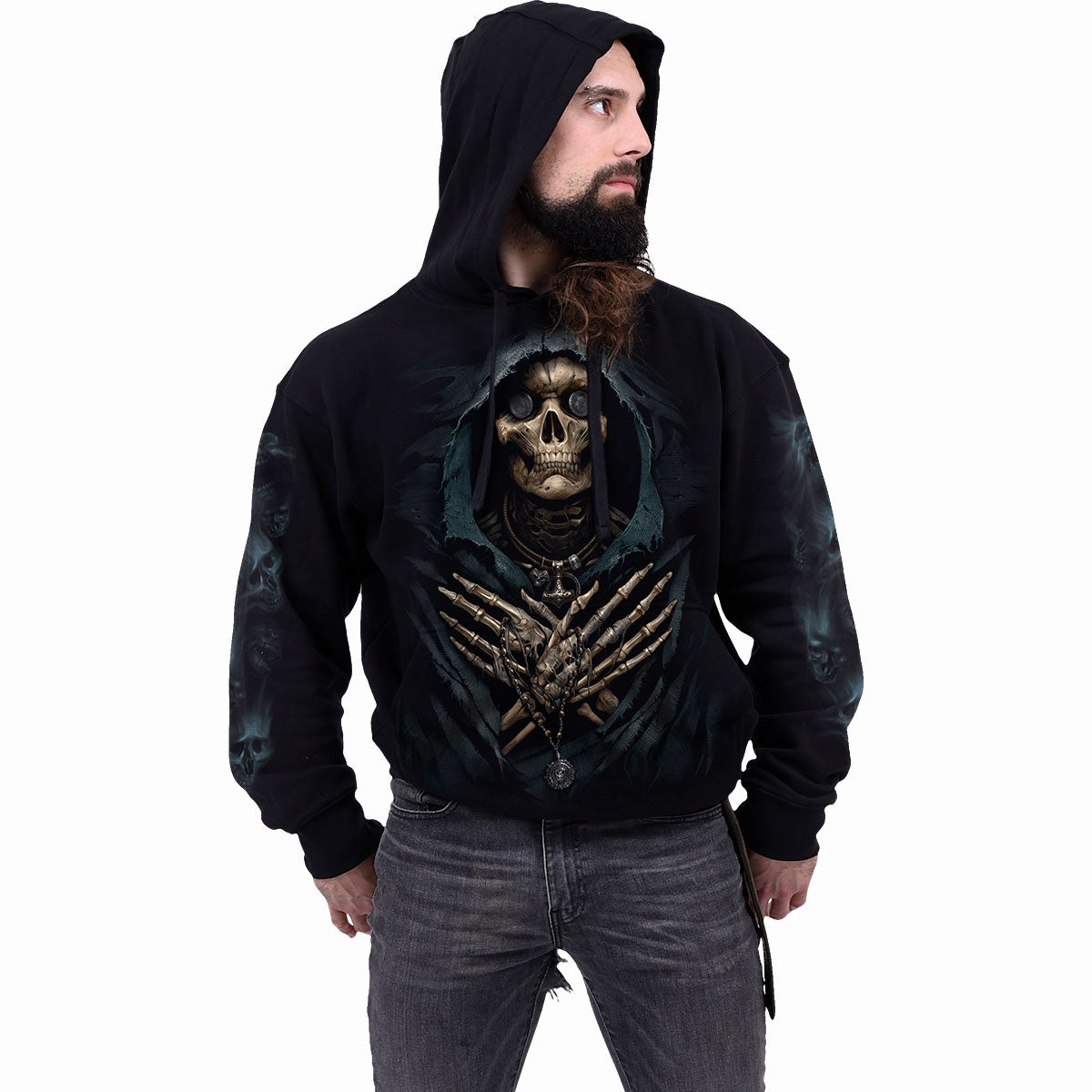 FERRYMAN - Sudadera con capucha Negra