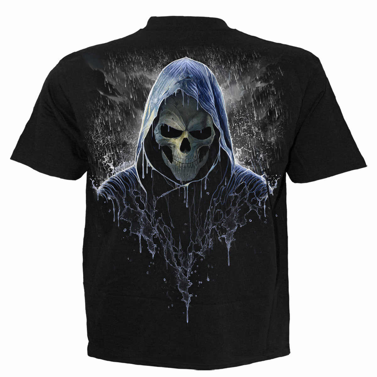 REAPING IN THE RAIN - Camiseta Negra