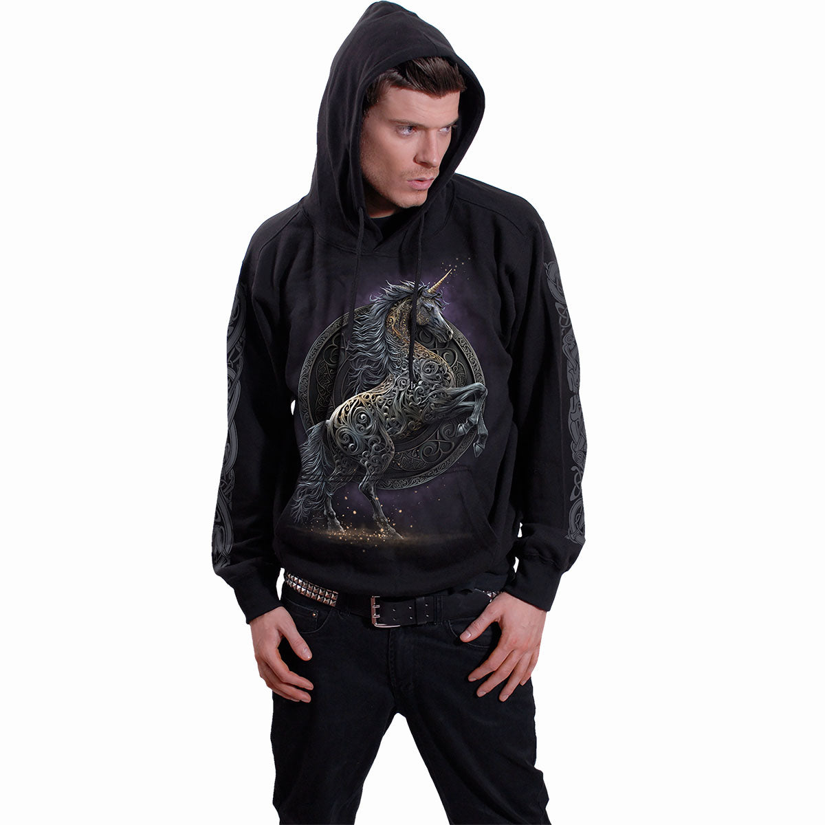 CELTIC UNICORN - Sudadera con capucha Negra