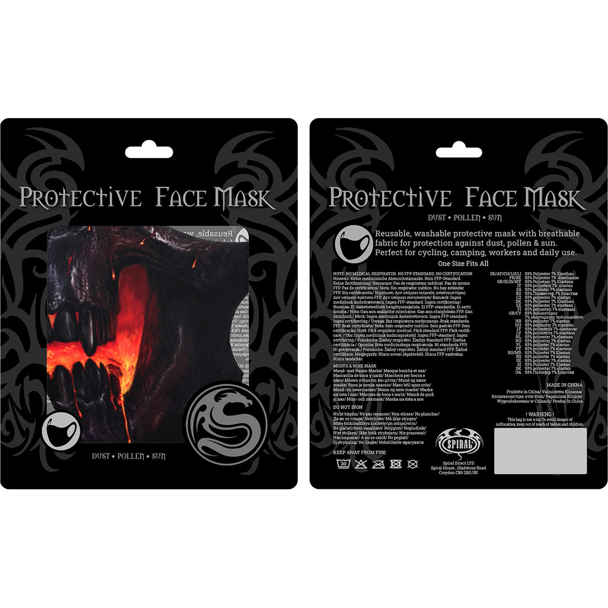 SKULL LAVA - Máscara facial