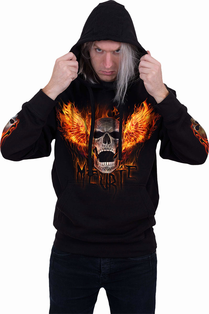 ROCKING THE DEAD - Sudadera con capucha Negra