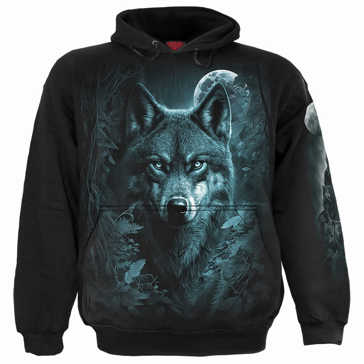 GUARDIANES DEL BOSQUE - Sudadera con capucha Negra