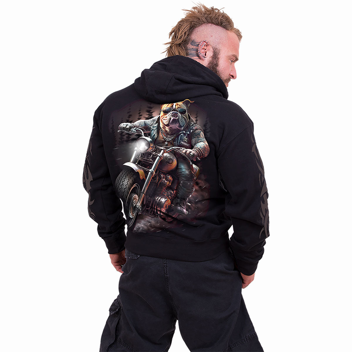 TOP DOG - Sudadera con capucha Negra