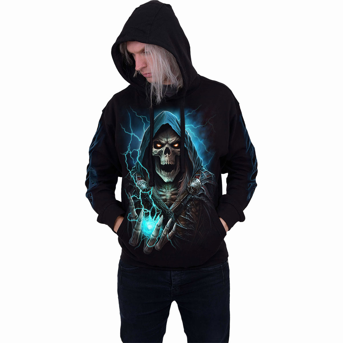 DEAD METAL - Sudadera con capucha Negra