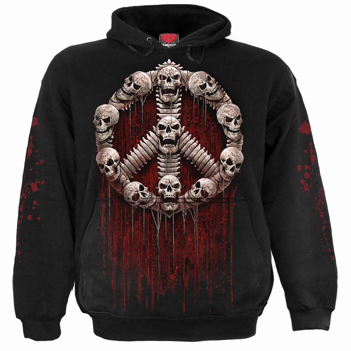 WAR KILLS - Sudadera con capucha Negra