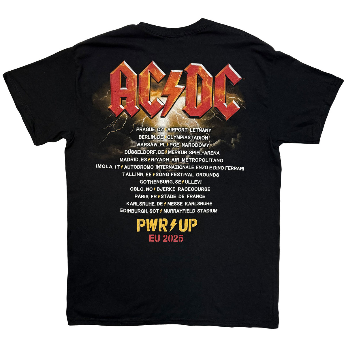 AC/DC - ANGUS HORNS EU TOUR '25 - T-Shirt Black