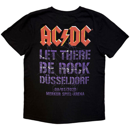 AC/DC - LET THERE BE ROCK DUSSELDORF EU TOUR '25 - T-Shirt Black
