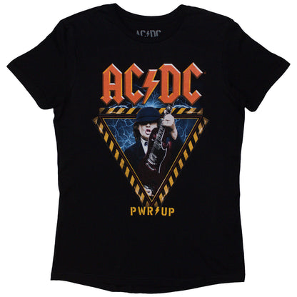 AC/DC - ANGUS TRIANGLE PWR-UP EU TOUR '24 - Ladies T-Shirt Black