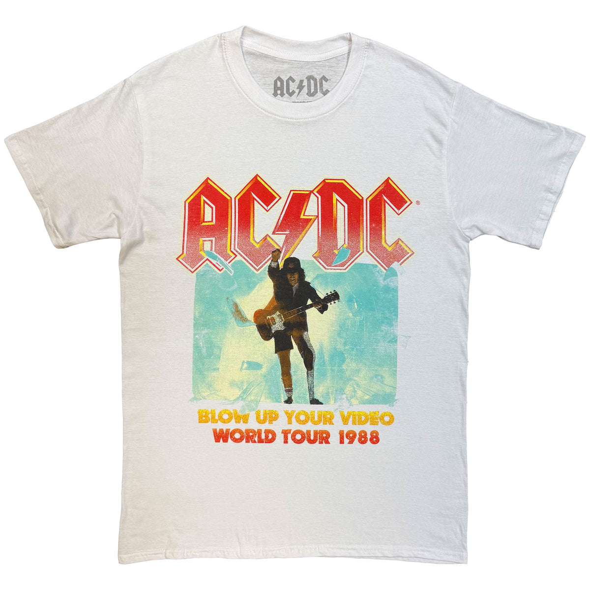 AC/DC - BLOW UP YOUR VIDEO - T-Shirt White