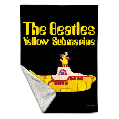Rocksax The Beatles Sherpa Fleece Blanket - Yellow Submarine