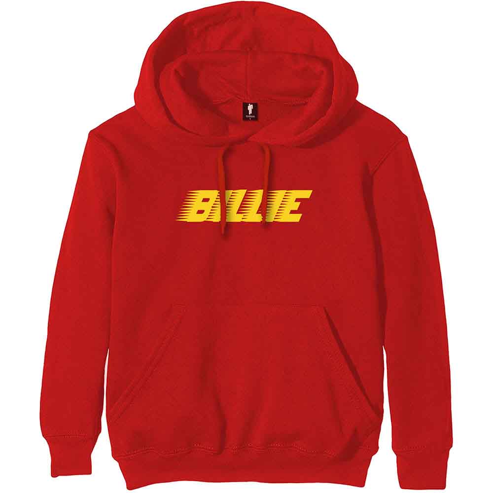 BILLIE EILISH - RACER LOGO - Pullover Hoodie Red