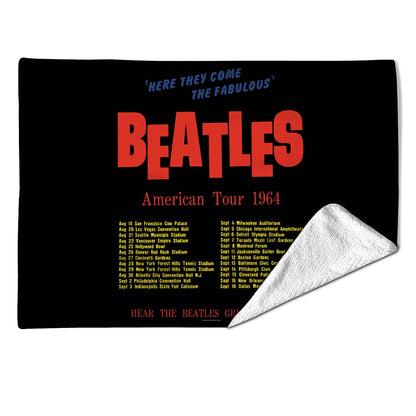 Rocksax The Beatles Blanket - America Tour Black