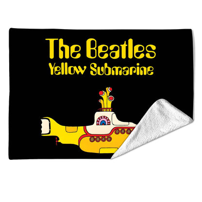 Rocksax The Beatles Sherpa Fleece Blanket - Yellow Submarine