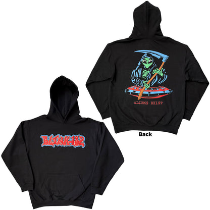 BLINK-182 - ALIEN REAPER - Pullover Hoodie Black