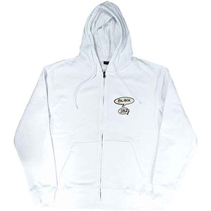BLINK-182 - ROGER RABBIT - Zipped Hoodie White