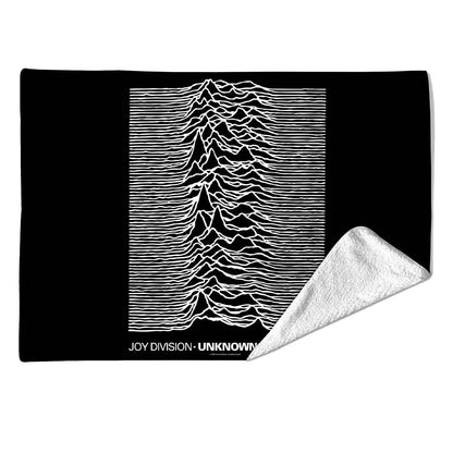 Rocksax Joy Division Sherpa Fleece Blanket - Unknown Pleasures