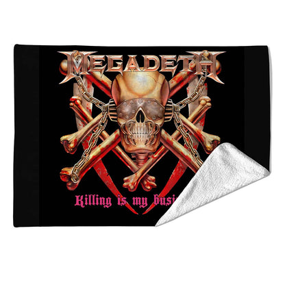Rocksax Megadeth Blanket - Killing Is My Business