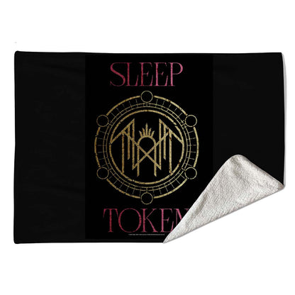 Rocksax Sleep Token Sherpa Fleece Blanket - Even In Arcadia 1