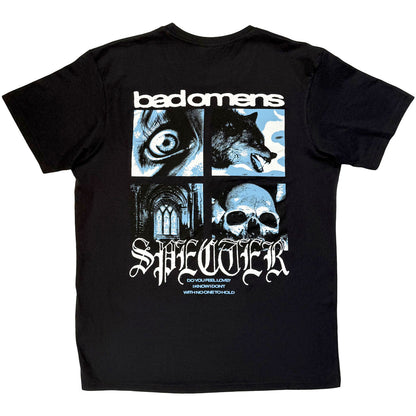 BAD OMENS - SPECTER COLLAGE - Carbon T-Shirt Black