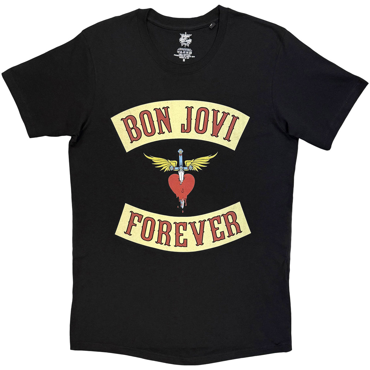 BON JOVI - DAGGER HEART - T-Shirt Black
