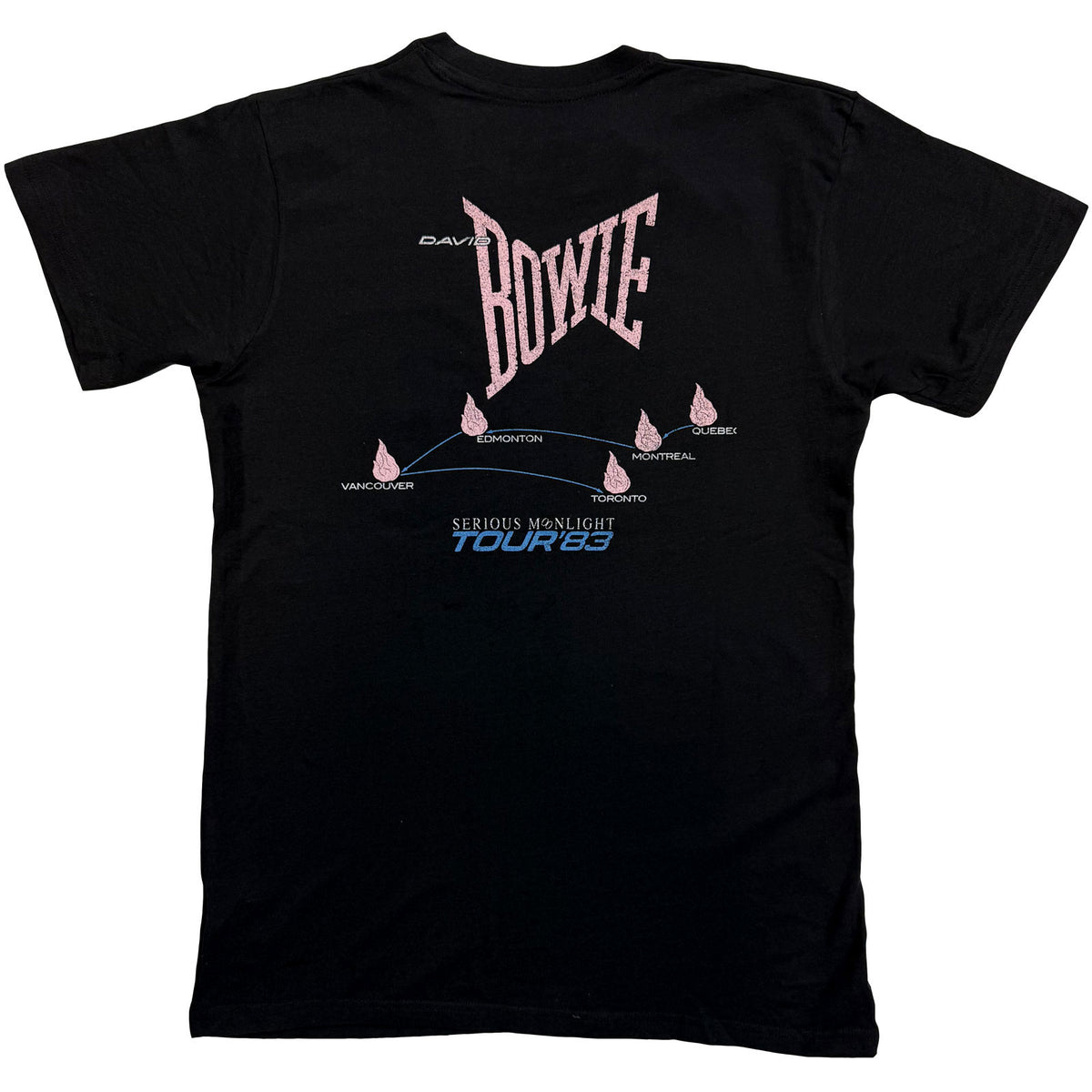 DAVID BOWIE - 83' TOUR - T-Shirt Black