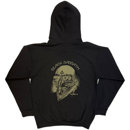 BLACK SABBATH - POCKET LOGO US TOUR '78 - Pullover Hoodie Black