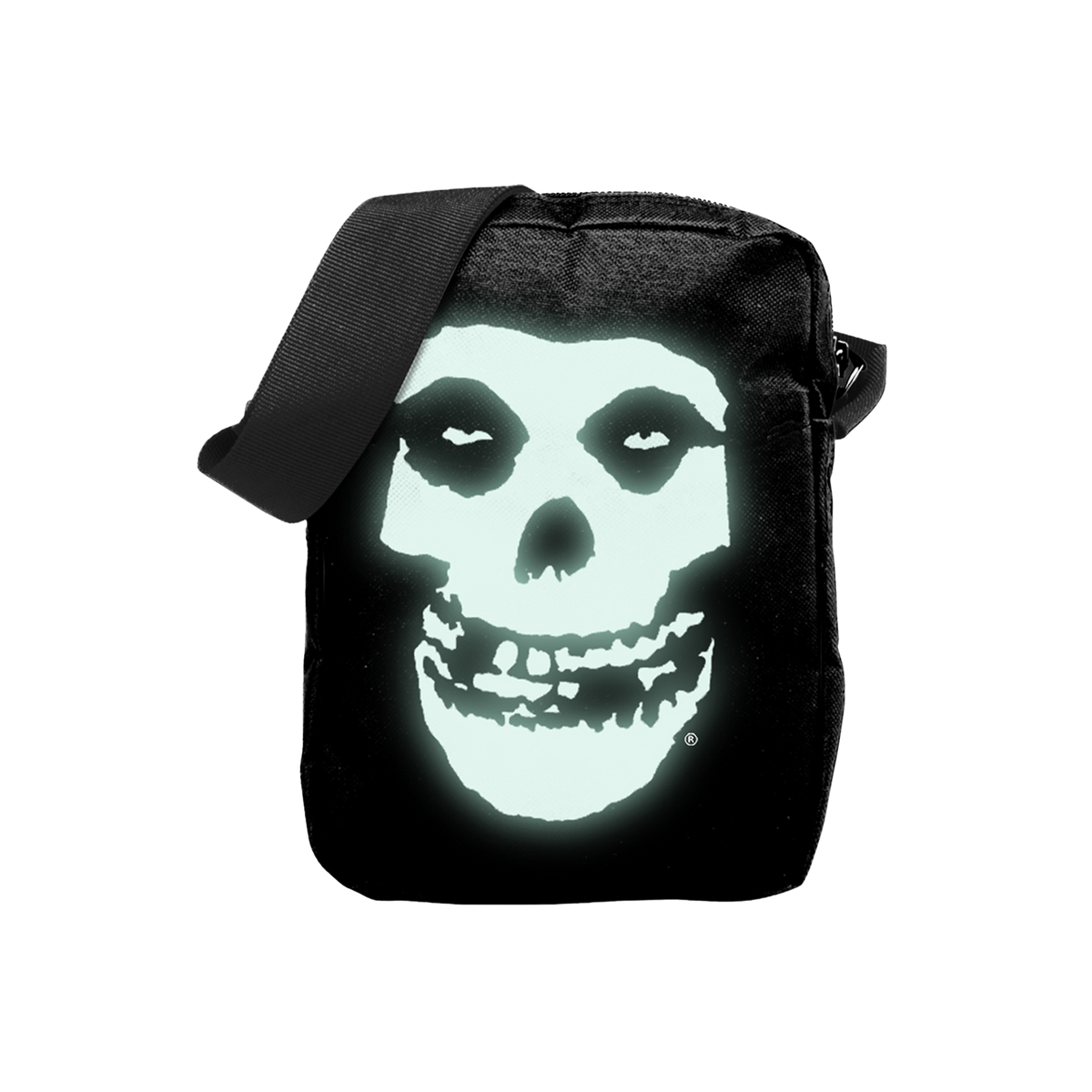 Bolsa Crossbody Rocksax Misfits - Fiend 'Brilla en la oscuridad