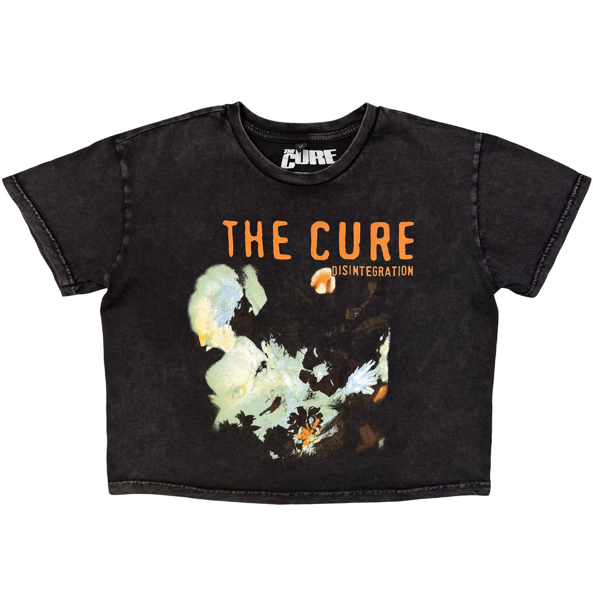 THE CURE - DISINTEGRATION - Ladies Crop Top Grey