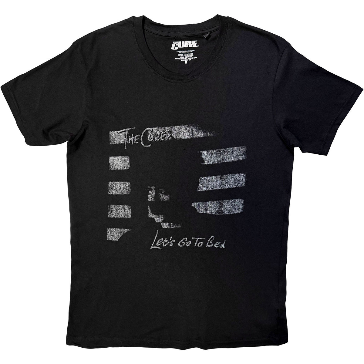 THE CURE - LET'S GO TO BED - T-Shirt Black