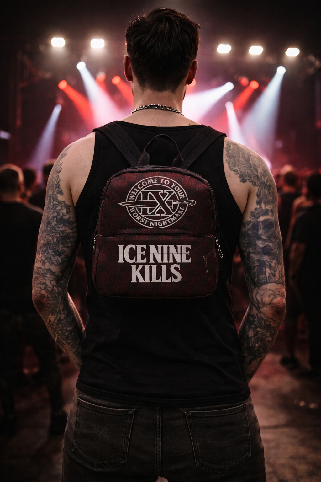 Rocksax Ice Nine Kills Mini Backpack -  Welcome Nightmare
