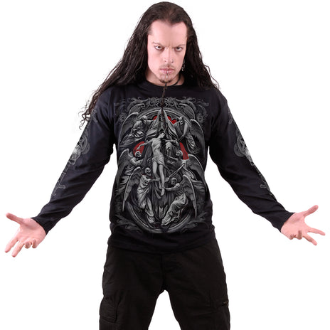 REAPER'S DOOR - Camiseta de manga larga Negra