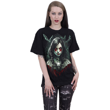 HALLOW'S EVE - Camiseta con estampado frontal Negro