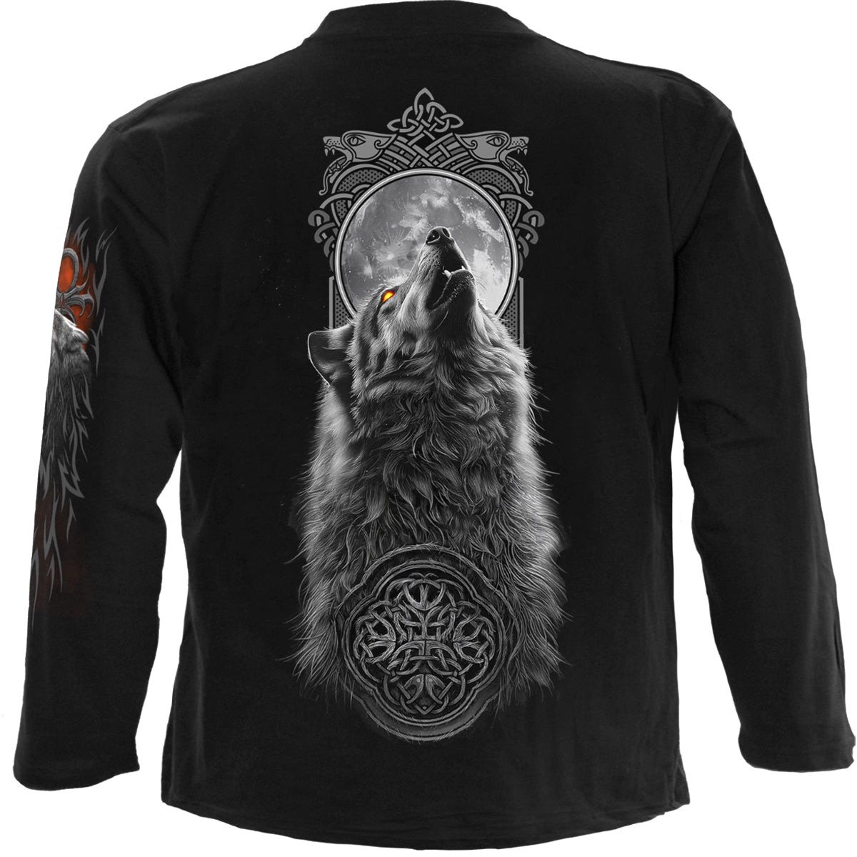 DARKEST FEAR - Camiseta de manga larga Negra