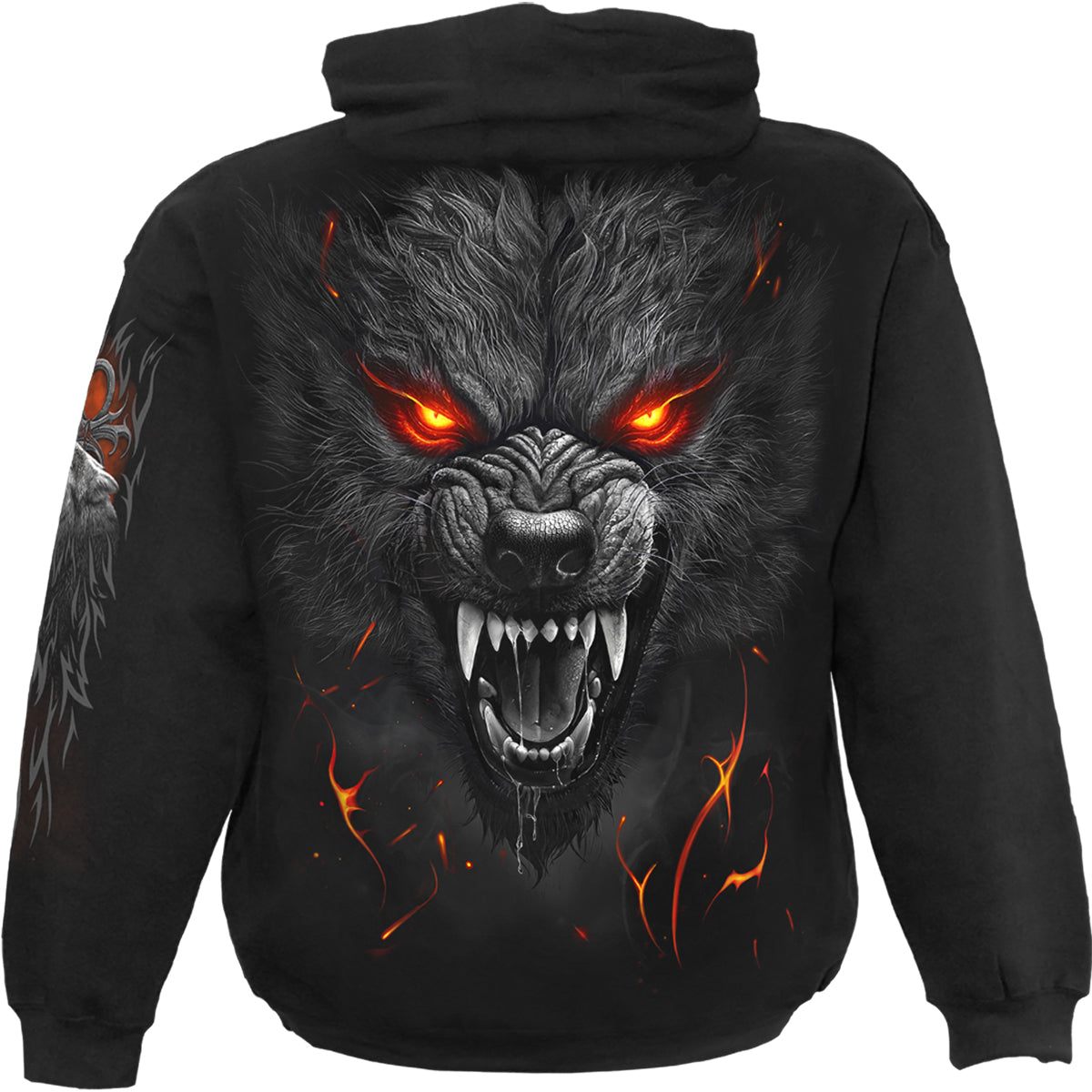 DARKEST FEAR - Sudadera con capucha Negra