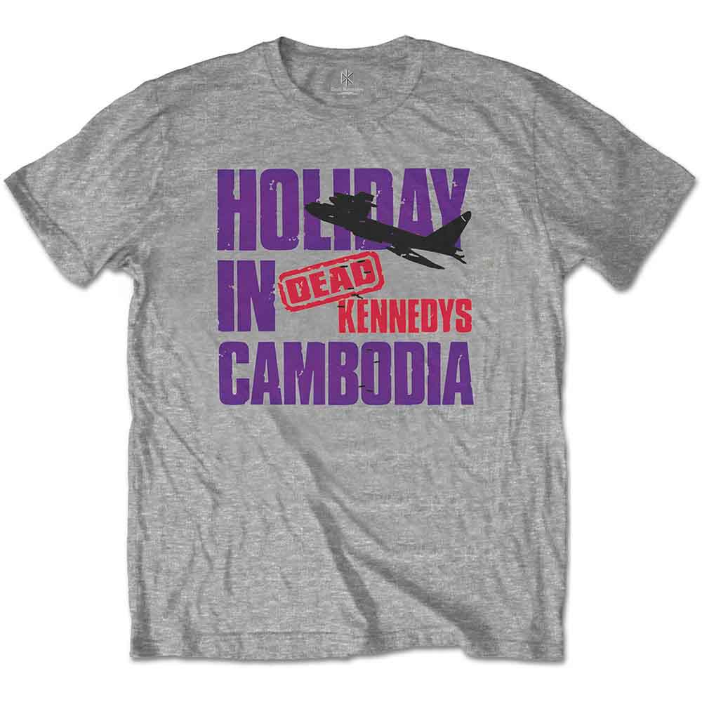 DEAD KENNEDYS - HOLIDAY PLANE - T-Shirt Grey