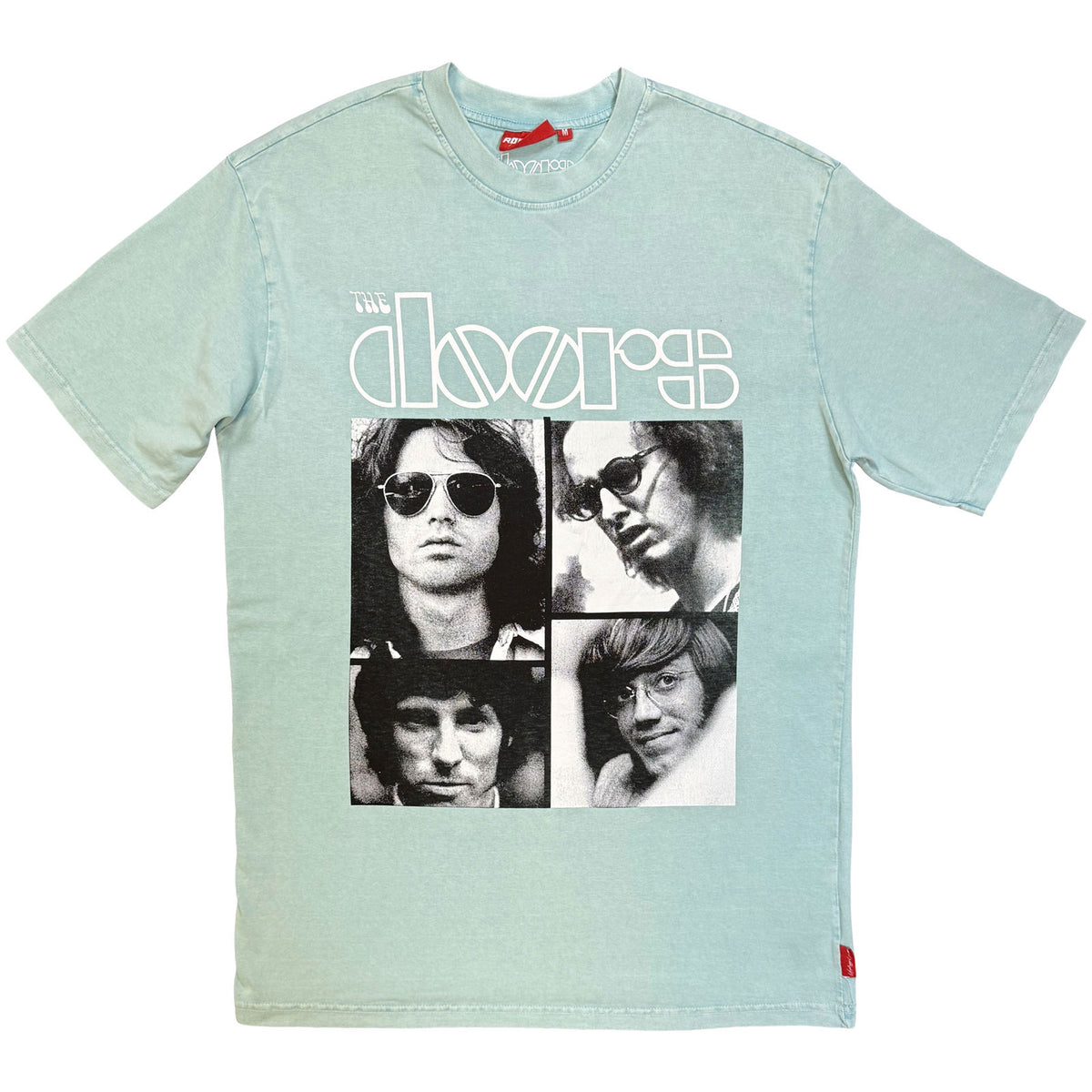 THE DOORS - SQUARES WASH - T-Shirt Green