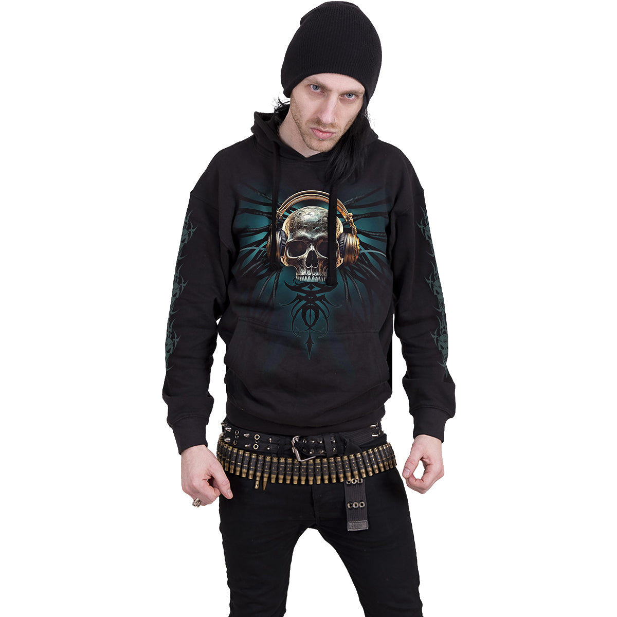 DREAD ROCKS - Sudadera con capucha Negra