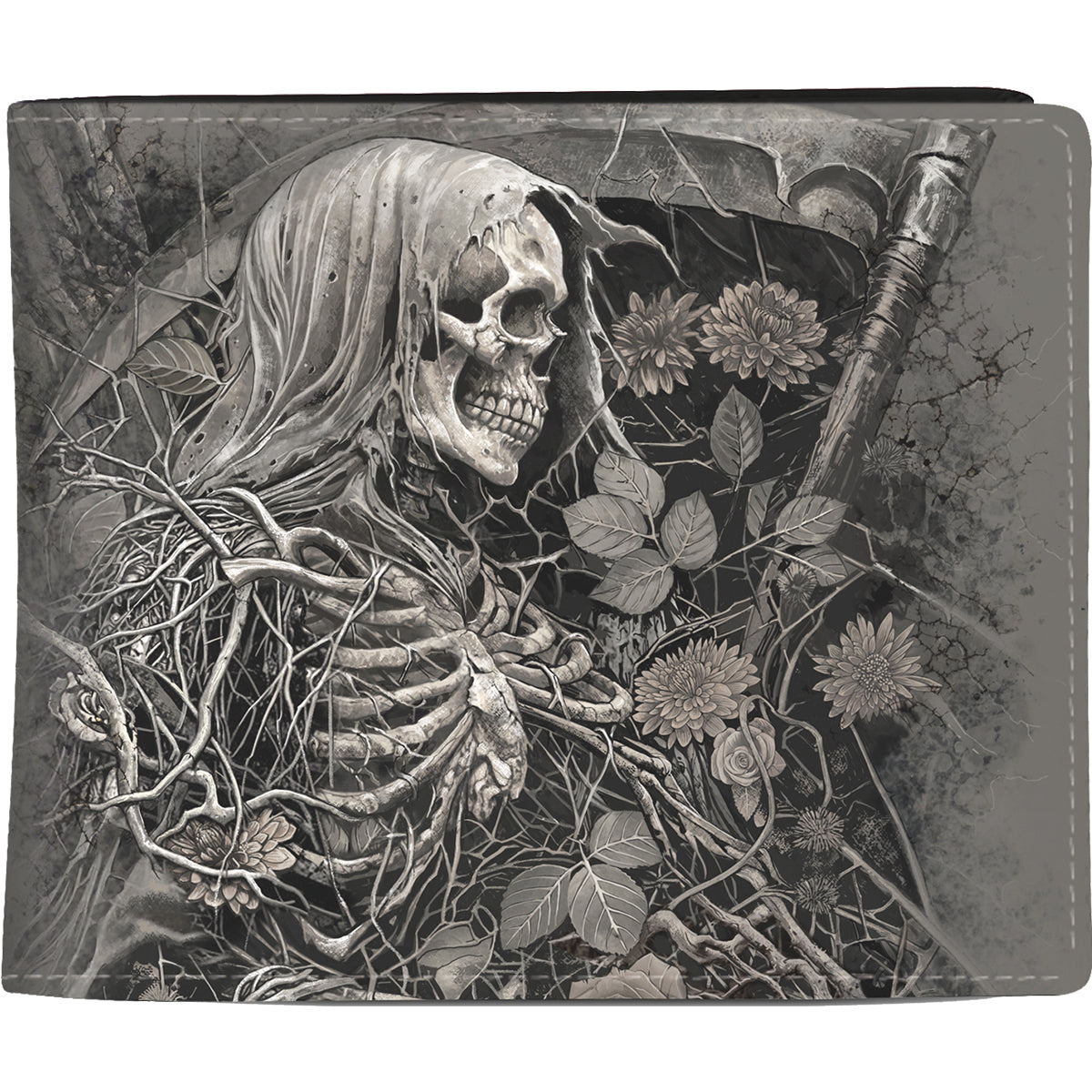 ACID REAPER - Wallet - Bi-Fold with Zipped Coin Panel