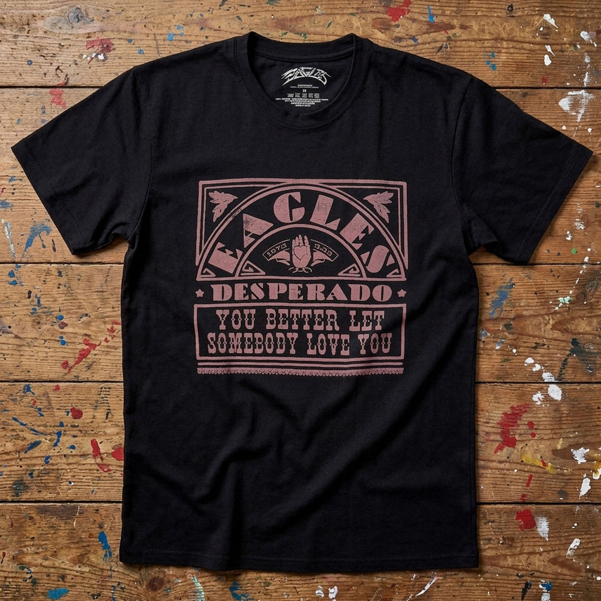 EAGLES - DESPERADO - Carbon T-Shirt Black