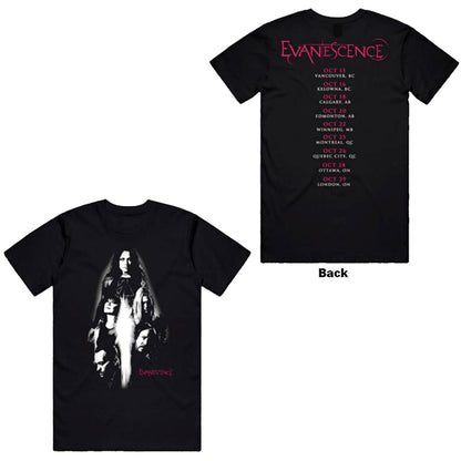 EVANESCENCE - CANADA TOUR '24 PHOTO - T-Shirt Black
