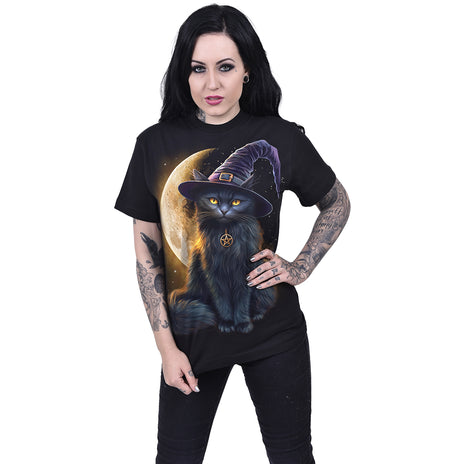 FAMILIAR MAGICAL - Camiseta con estampado frontal Negro