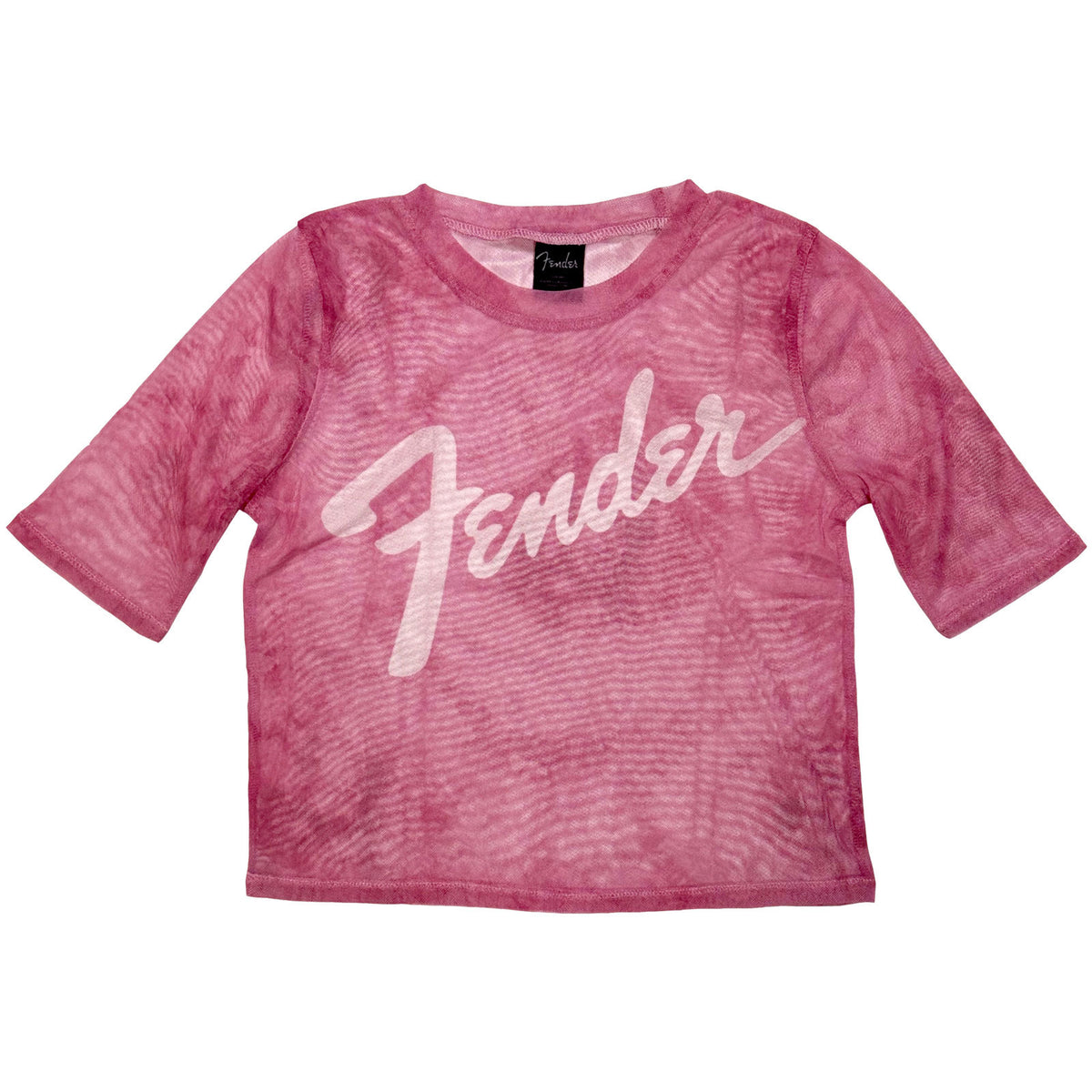 FENDER - CLASSIC LOGO - Ladies Crop Top Pink