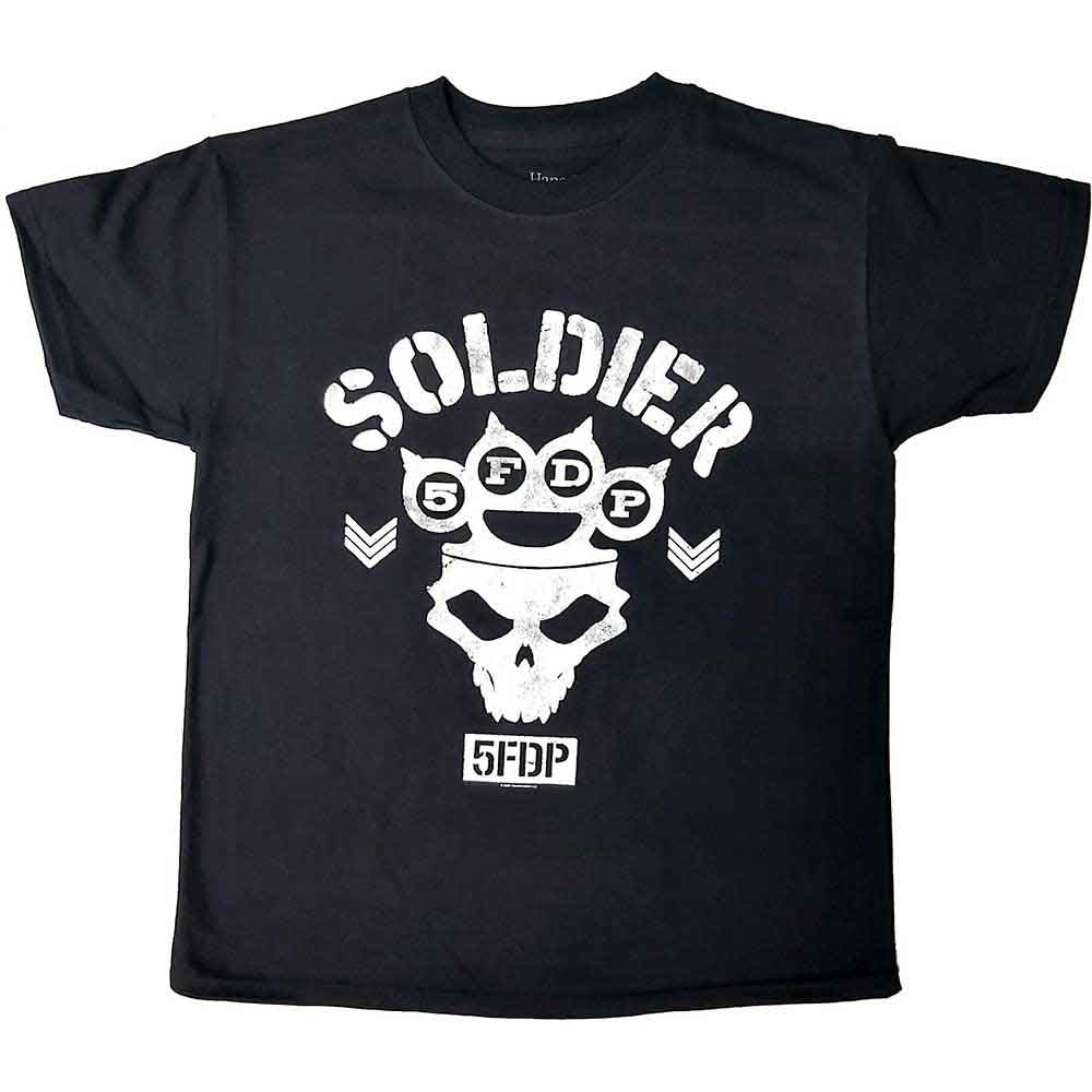 FIVE FINGER DEATH PUNCH - SOLDIER - Kids T-Shirt Black