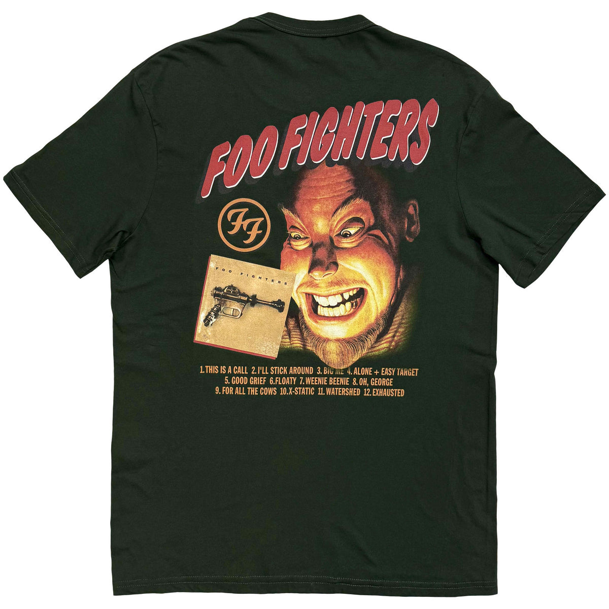 FOO FIGHTERS - EXHAUSTED - T-Shirt Green