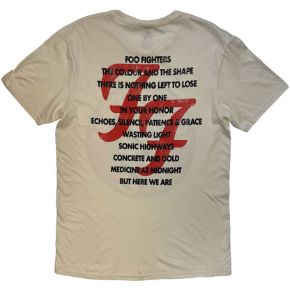 FOO FIGHTERS - 1995-2025 ALBUMS - T-Shirt Natural