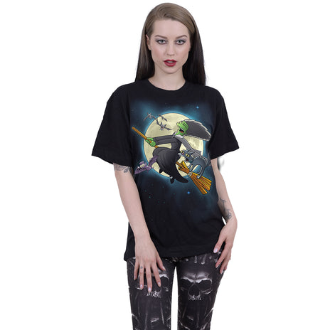 THE SIMPSONS - MARGE WITCH - Camiseta con estampado frontal Negro