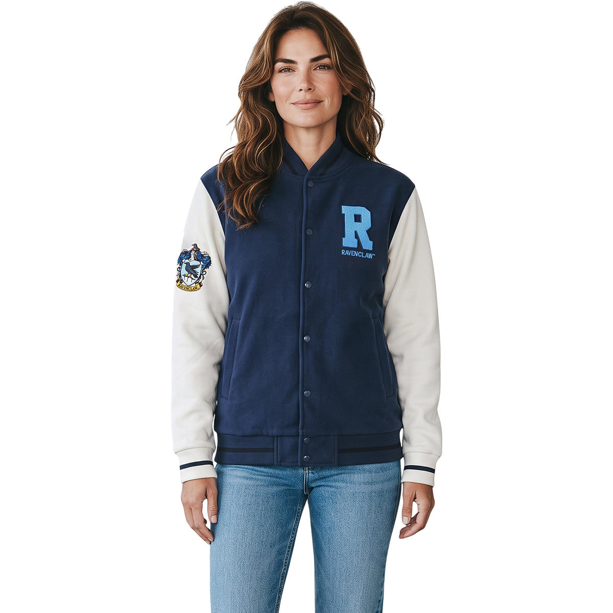 HARRY POTTER - RAVENCLAW VARSITY - Baseball Jacket Dk Blue Contrast Slvs B