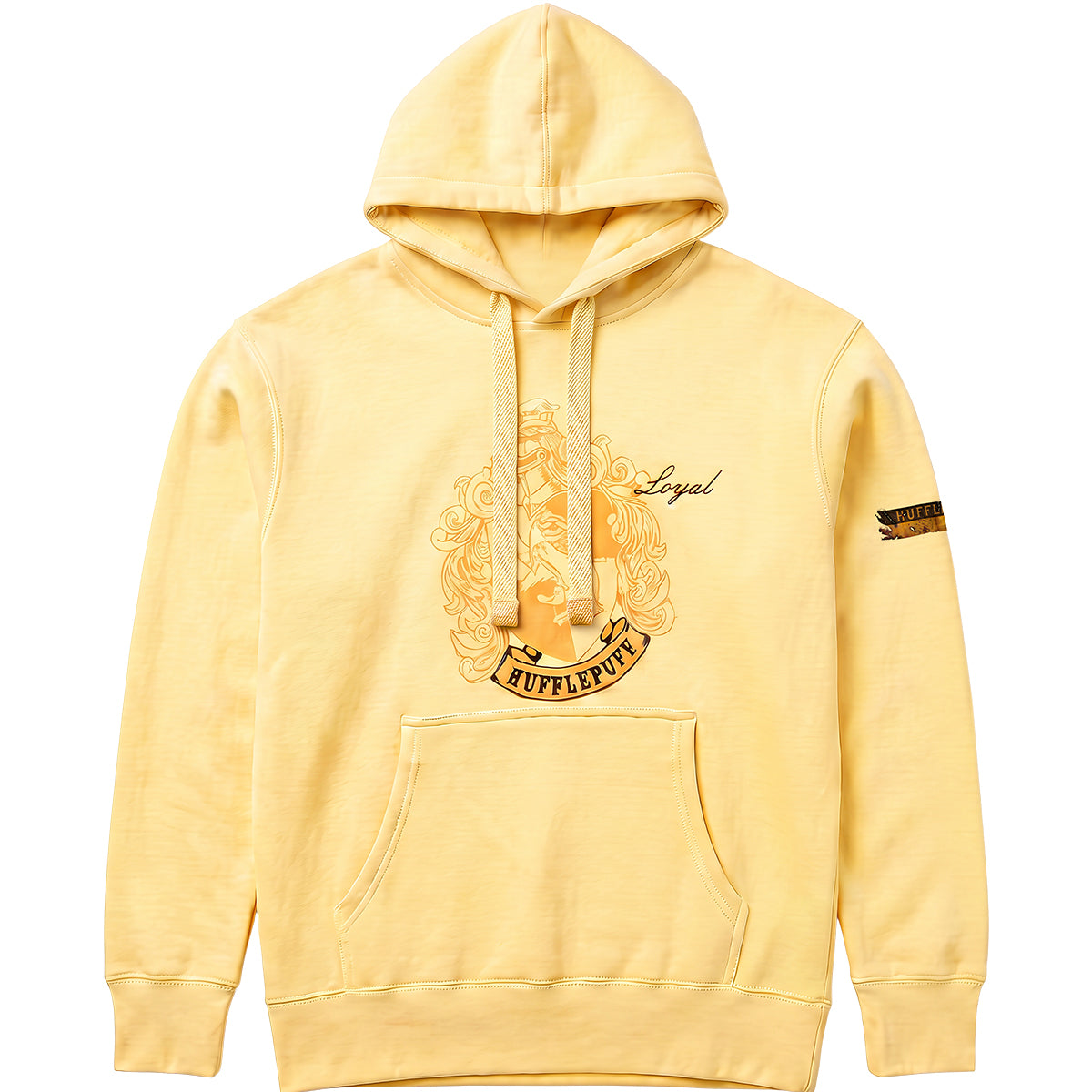 HARRY POTTER - EMBLEMA DE HUFFLEPUFF - Sudadera con capucha amarilla