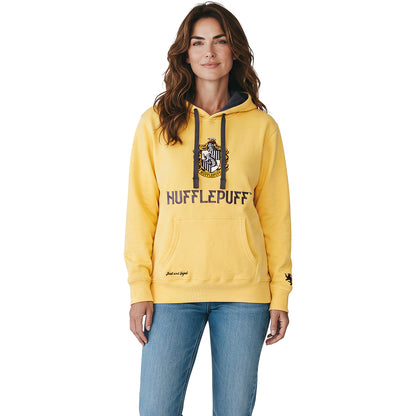 HARRY POTTER - HUFFLEPUFF BICOLOR - Sudadera con capucha amarilla con ribete negro
